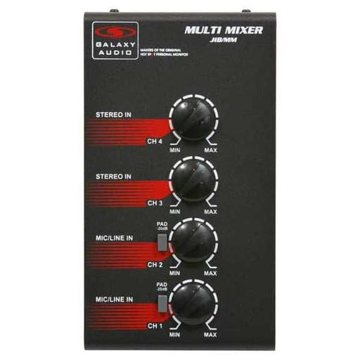 Galaxy Audio JIB/MM Audio Microphone Mixer