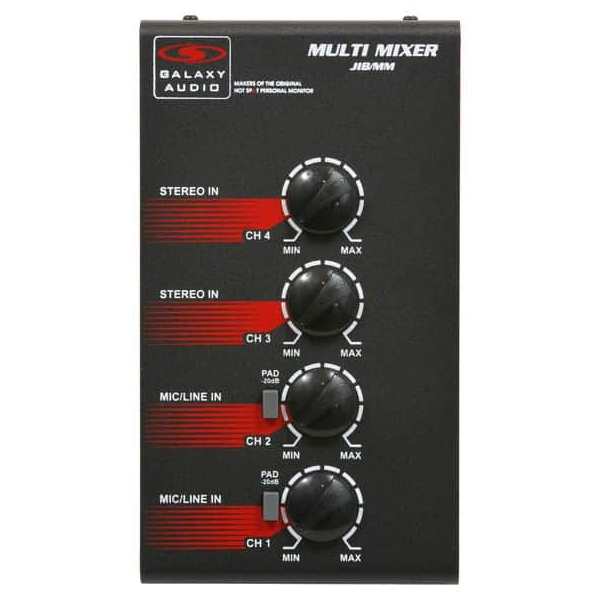 Galaxy Audio JIB/MM Audio Microphone Mixer