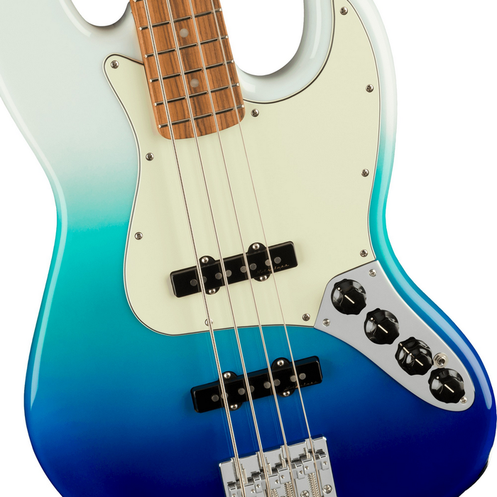 Fender Player Plus Jazz Bass Guitar - Belair Blue with Pau Ferro Fretboard - New