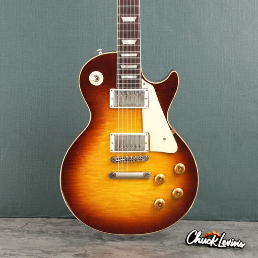 Gibson Custom Shop Murphy Lab 1958 Les Paul Standard - Ultra Heavy Aged Royal Tea Burst - CHUCKSCLUSIVE - #821571