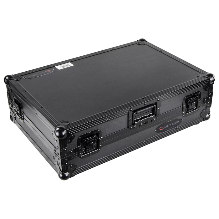 Odyssey FZPIXDJRR Low Profile XDJ-RR Flight Case with Bottom 1U Rack Space Flight Case and Glide Platform