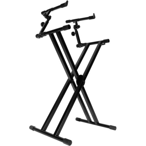 On-Stage KS7292 Double-X ERGO-LOK Keyboard Stand with Second Tier