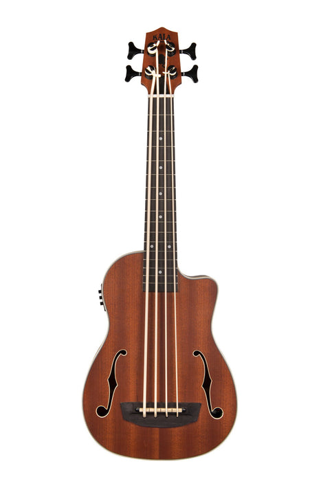 Kala UBASS-JYMN-FS Journeyman Acoustic Electric U-Bass W/ F Holes - New