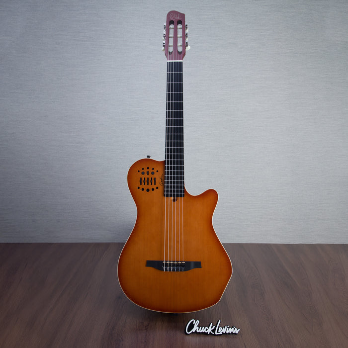 Godin Multiac Grand Concert SA Prototype Nylon String Electric Guitar - Burst - #23306136