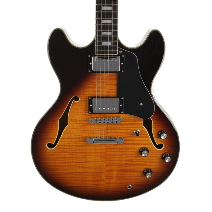 Sire H7 Larry Carlton Semi-Hollow Body Electric Guitar - Vintage Sunburst - New