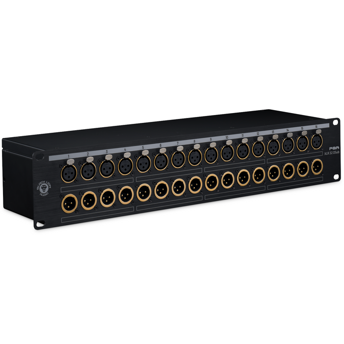 Black Lion Audio PBR XLR 32 DSub 32-Point XLR/DB25 Patchbay