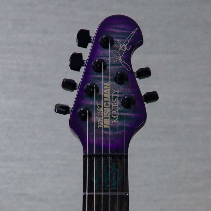 Ernie Ball Music Man John Petrucci Majesty Maple Top Electric Guitar - Crystal Amethyst