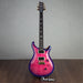 PRS Custom 24 10-Top Electric Guitar - Bonnie Pink With Purple Burst - New