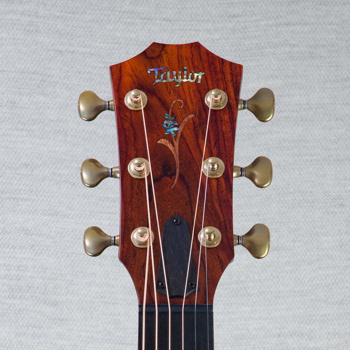 Taylor NAMM 2022 Custom Grand Concert Acoustic Electric Guitar - Cocobolo, Sinker Redwood - #1211072163