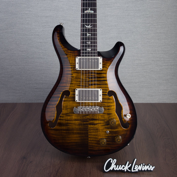 PRS Hollowbody II Piezo Electric Guitar - Black Gold Burst - New