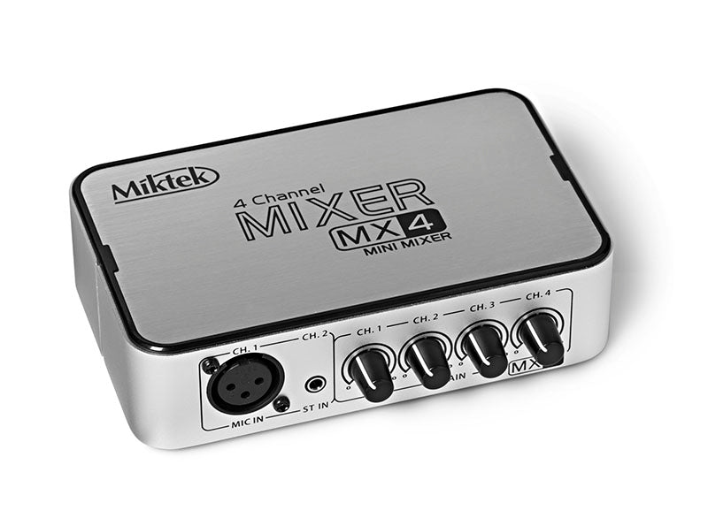 Miktek MX4 4 Channel Mini Stereo Mixer