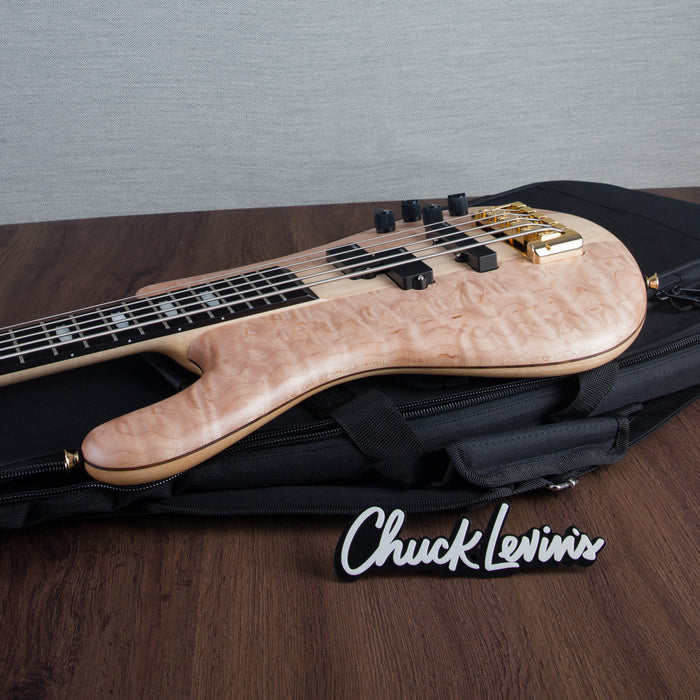 Spector Euro5 LT 5-String Bass Guitar - Natural Matte - CHUCKSCLUSIVE - #]C121SN 21033 - Display Model