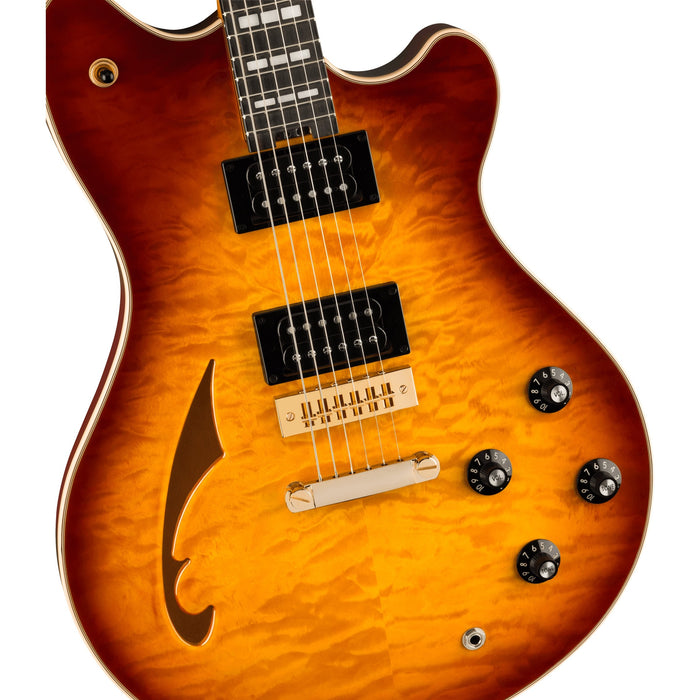 EVH SA-126 Special QM Semi-Hollow Electric Guitar - Tobacco Sunburst