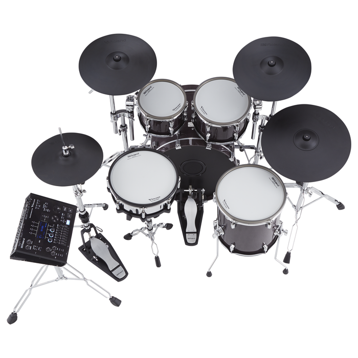 Roland VAD706GE V-Drums Acoustic Design Full Kit - Gloss Ebony Finish