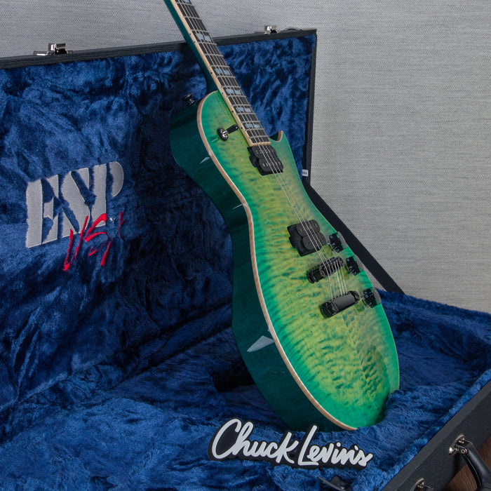 ESP USA Eclipse Electric Guitar - Lime Burst