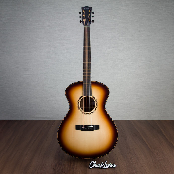 Bedell Revolution OM Acoustic Guitar - Cocobolo and AD Spruce - Amber Burst - CHUCKSCLUSIVE - #123005