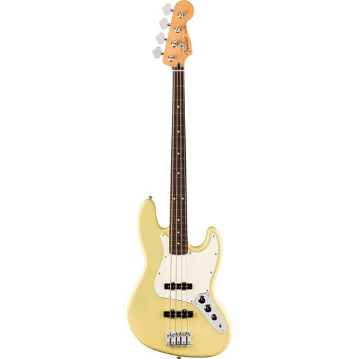 Fender Player II Jazz Electric Bass Guitar, Rosewood Fingerboard - Hialeah Yellow - Preorder