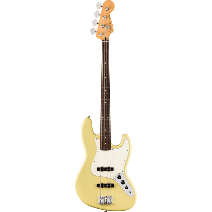 Fender Player II Jazz Electric Bass Guitar, Rosewood Fingerboard - Hialeah Yellow - Preorder