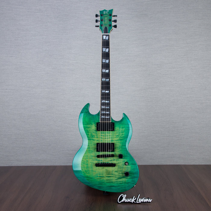 ESP USA Viper Electric Guitar - Lime Burst - #US24447