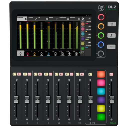 Mackie DLZ Creator Adaptive Digital Mixer for Podcasting and Streaming