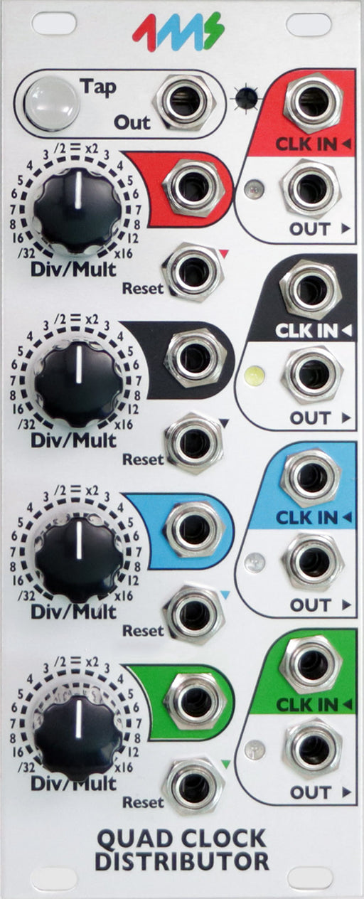 4ms Company QCD Quad Clock Distributor Module