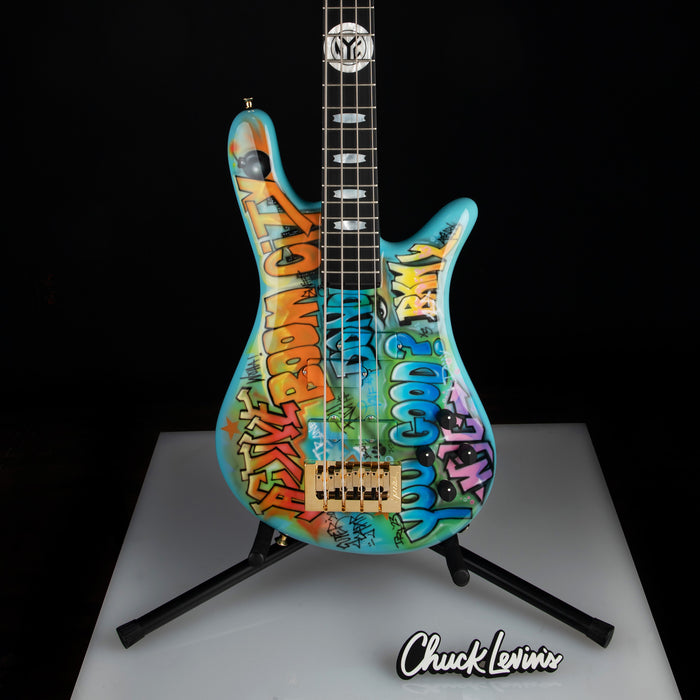 Spector USA Custom NS-2 NYC Graffiti Collection Limited Edition Bass Guitar - CHUCKSCLUSIVE - #1562