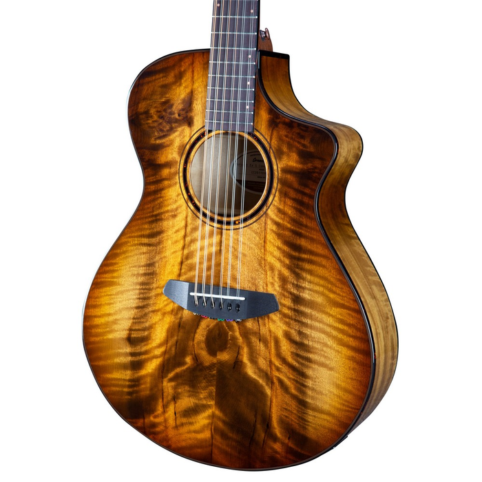 Breedlove ECO Pursuit Exotic S Concert CE 12-String Acoustic Guitar - Amber, Myrtlewood - New