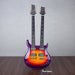 PRS Custom 24 Double-Neck 6/12 String Electric Guitar - Indian Ocean Sunset Glow - #0384233