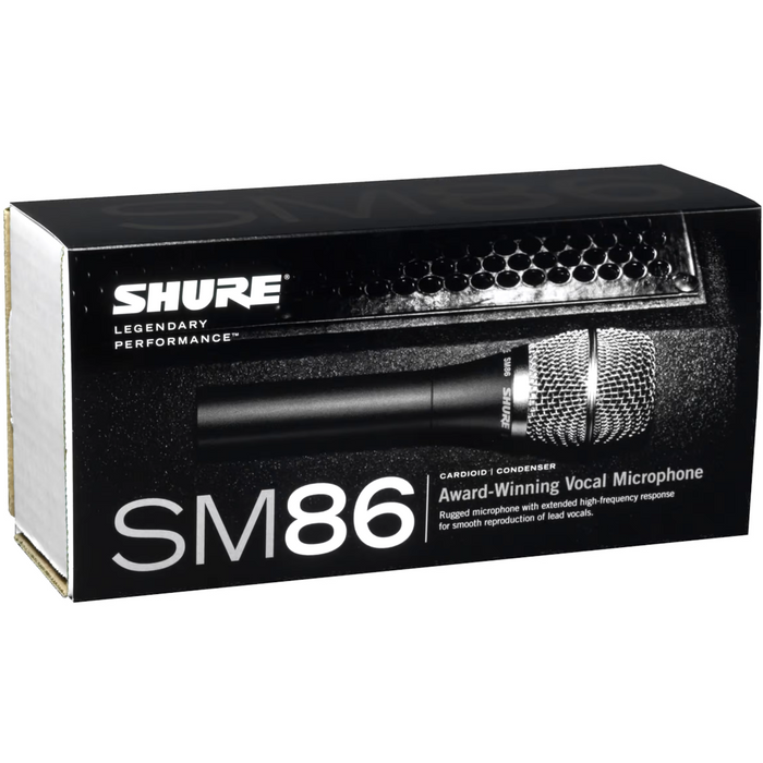 Shure SM86 Cardioid Condenser Handheld Vocal Microphone