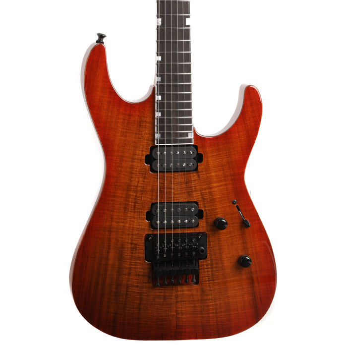 ESP USA MII FR-DLX Koa Electric Guitar - Copper Sunburst - #US22311