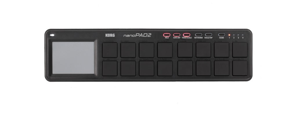 Korg nanoPAD2 Slim-Line USB Controller - Black