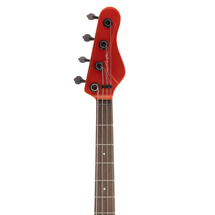 Brubaker JXB-4 Standard Bass Guitar - Tangerine Metallic - Display Model - Display Model