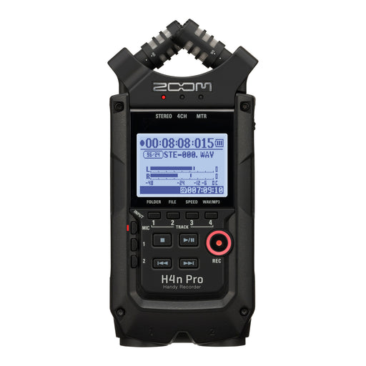 Zoom H4n Pro All Black 4-Track Portable Recorder