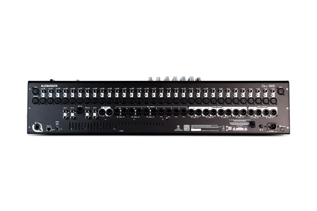 Allen & Heath QU-32C 32 Channel Digital Mixer, Chrome Edition - Mint Open Box