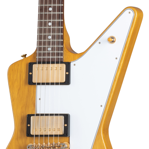 Gibson 1958 Korina Explorer White Pickguard Reissue Electric Guitar - Natural - New