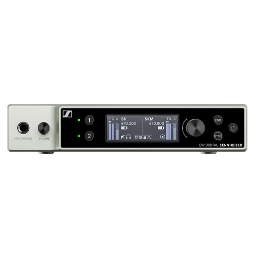 Sennheiser EW-DX EM 2 Dante Two-Channel Half-Rack Receiver - Q1-9 Band