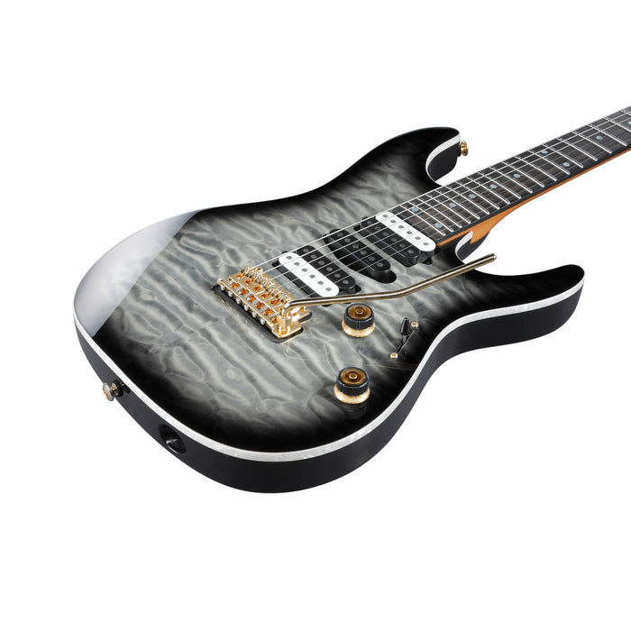 Ibanez 2022 AZ42P1QM AZ Premium Electric Guitar - Black Ice Burst - New