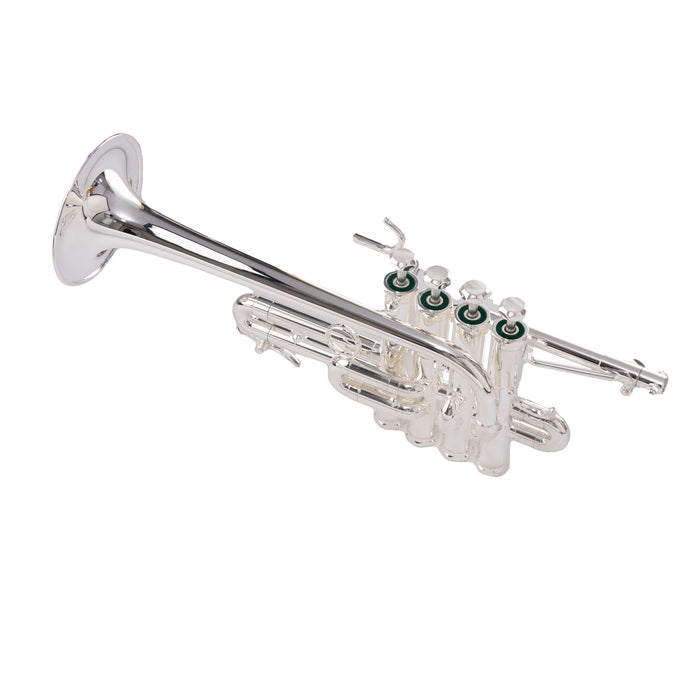 Schilke P5-4BG Beryllium Bell Piccolo Trumpet - Silver Plated - Demo - New