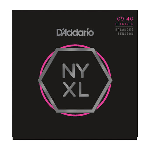 D'Addario NYXL0940BT Nickel Wound Electric Guitar Strings, Balanced Tension Super Light, 09-40