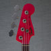 Fender Custom Shop 1963 Jazz Bass Journeyman Relic Electric Bass - Aged Fiesta Red - #CZ565655