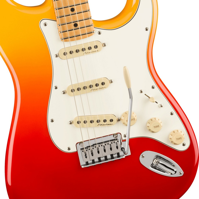 Fender Player Plus Stratocaster Electric Guitar - Tequila Sunrise with Maple Fretboard - New