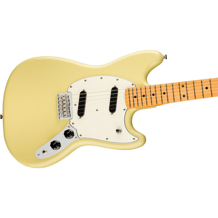 Fender Player II Mustang Electric Guitar, Maple Fingerboard - Hialeah Yellow