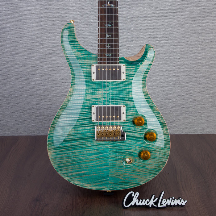 PRS Wood Library DGT Electric Guitar - Private Stock Bahamian Blue Finish - CHUCKSCLUSIVE - #240385600