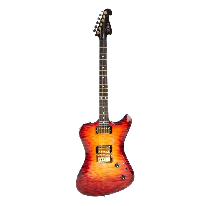 Knaggs Chesapeake Tuckahoe T1 Top Electric Guitar - Sunrise Burst - #58