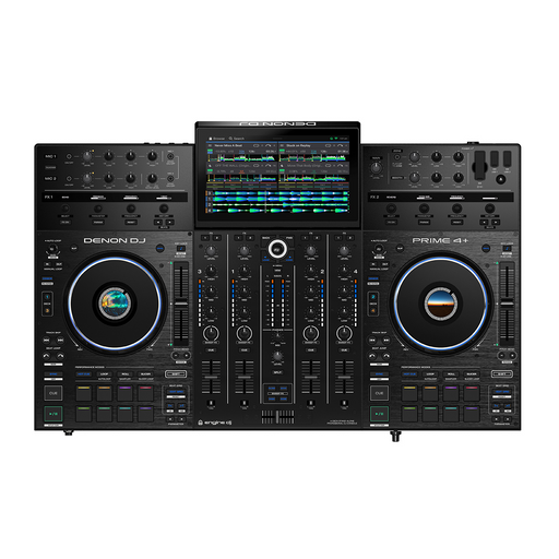 Denon DJ Prime 4+ Standalone 4-Deck DJ Controller with Amazon Music - Mint Open Box