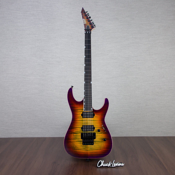 ESP USA M-II FR Electric Guitar - Lynch Burst - #US24086