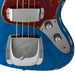 Fender Custom Shop 1961 Jazz Bass, Ash Heavy Relic - Sapphire Blue Transparent - CHUCKSCLUSIVE - #R118315 - Display Model