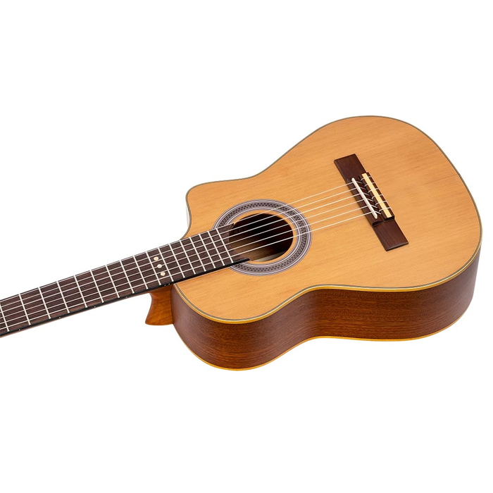 Ortega Requinto Series Pro RQ39E Nylon Acoustic Guitar - Natural - New