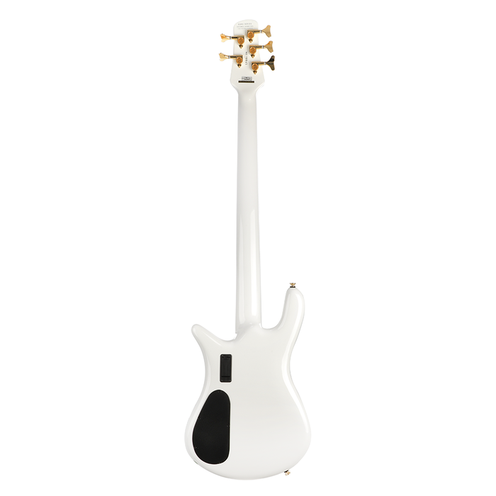 Spector Euro 5 Classic 5-String Bass Guitar - Solid White - New