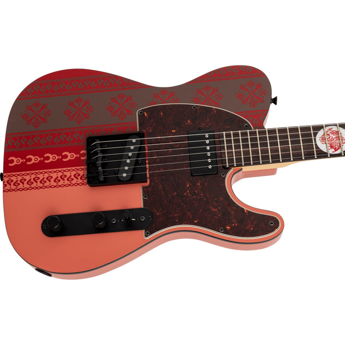 Fender Monster Hunter Rathalos Telecaster Electric Guitar - Rathalos Red - Preorder